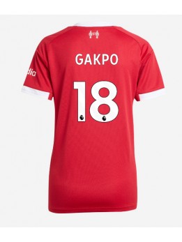 Ženski Nogometna dresi replika Liverpool Cody Gakpo #18 Domači 2025-26 Kratek rokav